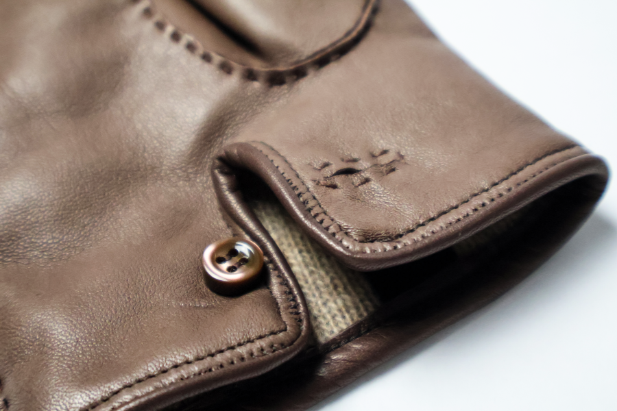 Gants Balard en cuir d'agneau doublé de cachemire