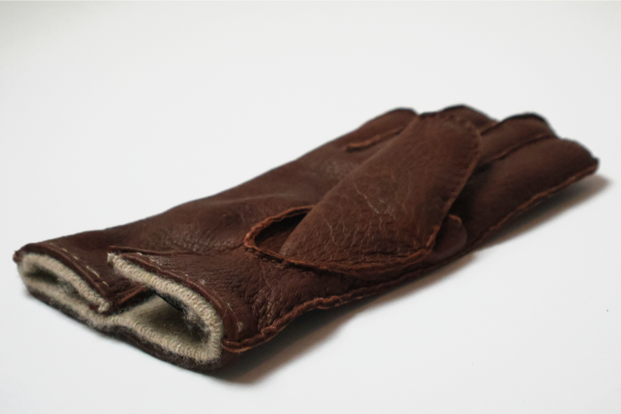 Gants Cuba en cuir de pécari doublé de cachemire