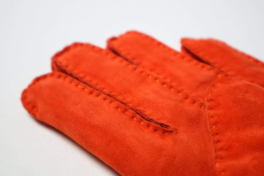 Gants Eragon en cuir d'agneau suédé doublé de cachemire