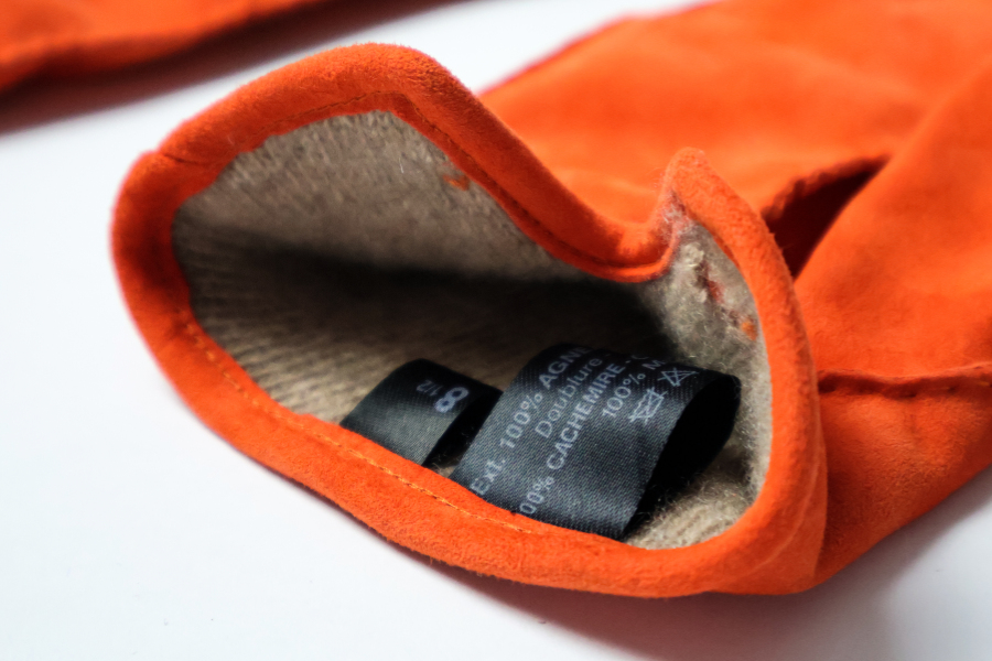 Gants Eragon en cuir d'agneau suédé doublé de cachemire