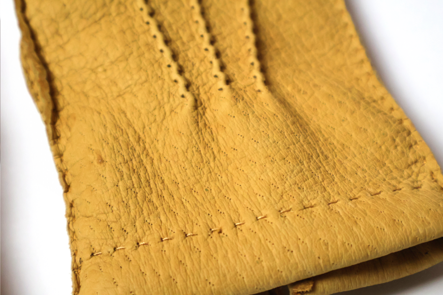 Gants Helior en cuir de pécari doublé de cachemire