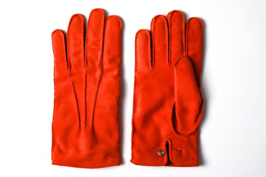 gants Eragon en cuir d'agneau suédé - La Main De l'Homme