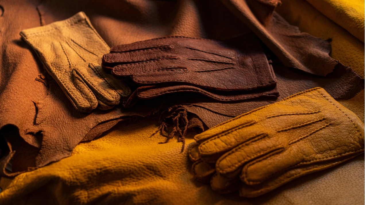 Gants en cuir de pécari de luxe - La Main De l'Homme