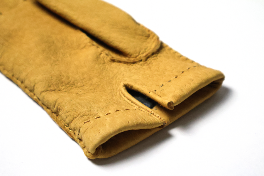Gants Helior en cuir de pécari doublé de cachemire
